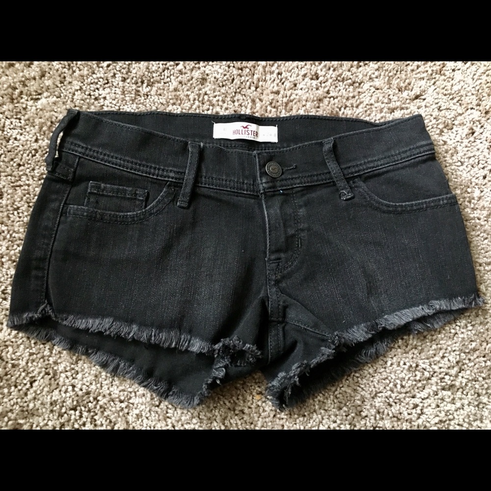 Black Hollister Shorts Size 0 Brand New